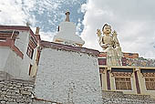 Ladakh - Likir gompa, dominated by an imposing statue of Maitreya